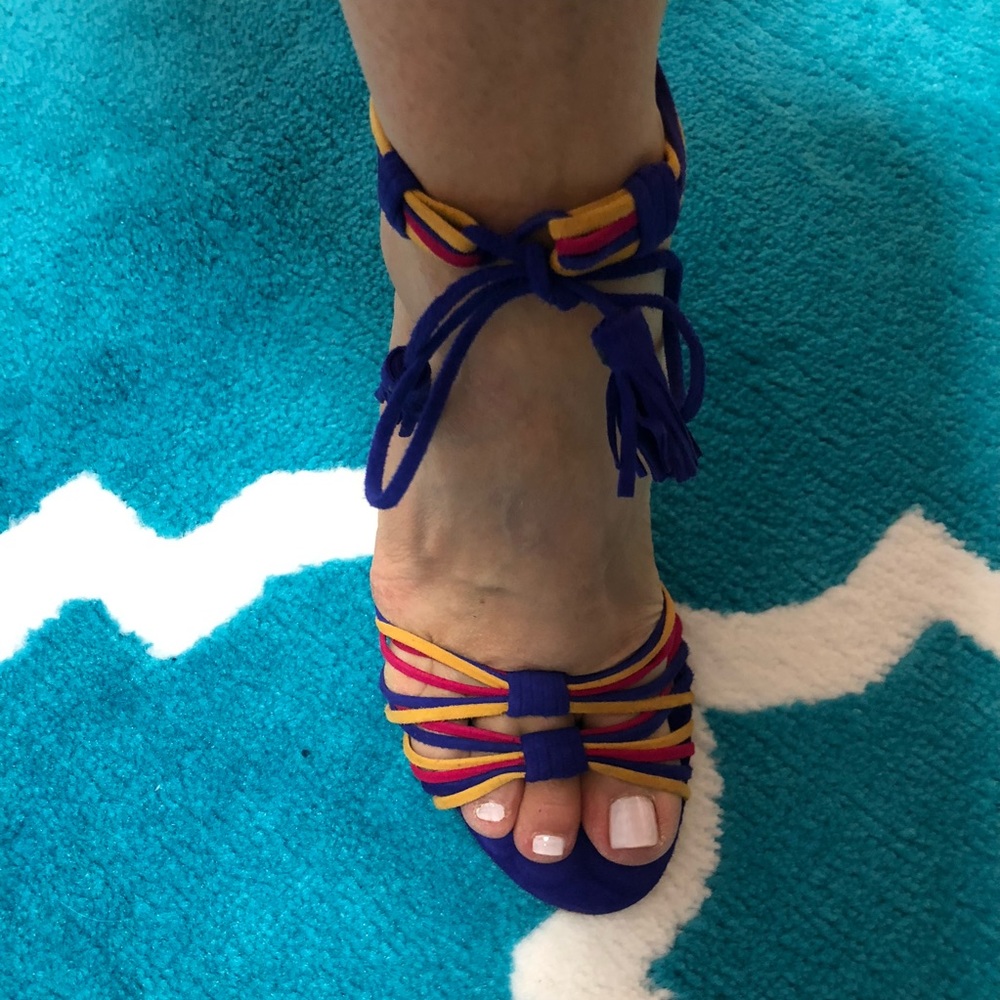 Suede sandals